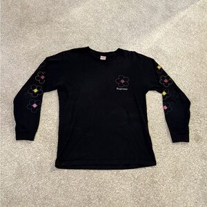 Supreme Black Long Sleeve Shirt